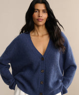 Cropped Cashmere Cocoon Cardigan