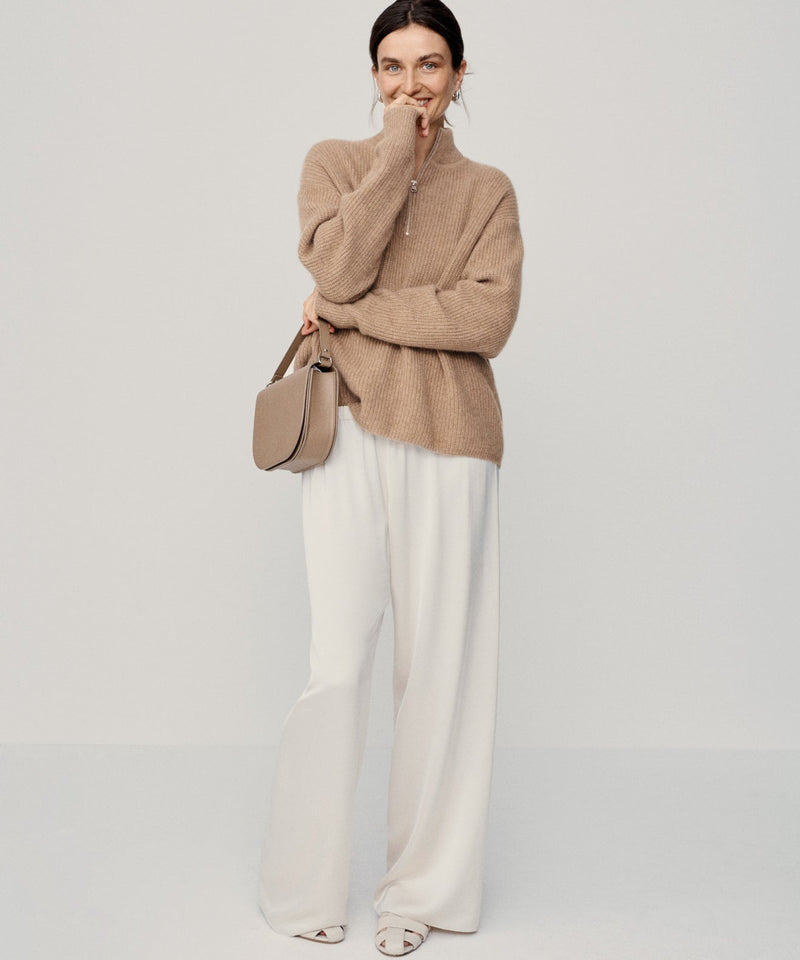 Cashmere Half Zip