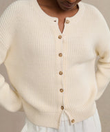 Cotton Hayes Crewneck Cardigan