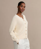 Cotton Hayes Crewneck Cardigan