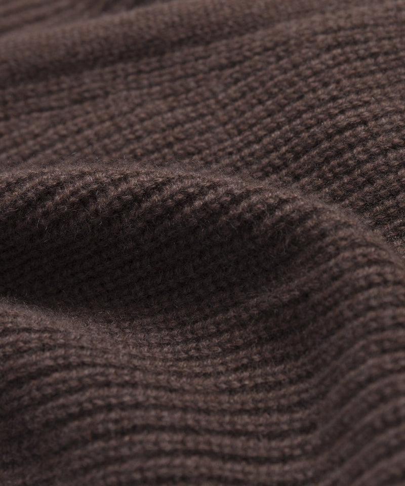 Cropped Cashmere Cocoon Cardigan