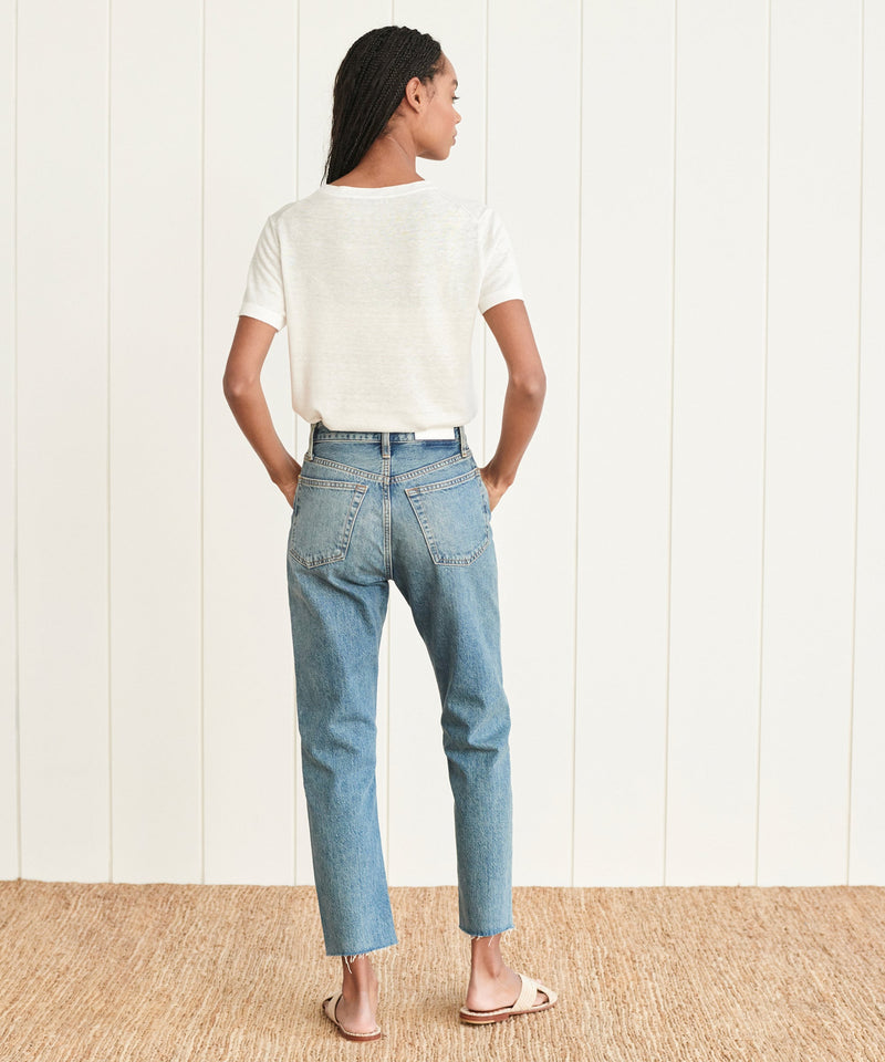 High Rise Stove Pipe Jean