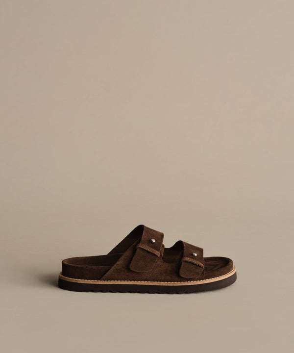 Suede Hutton Slide Sandal